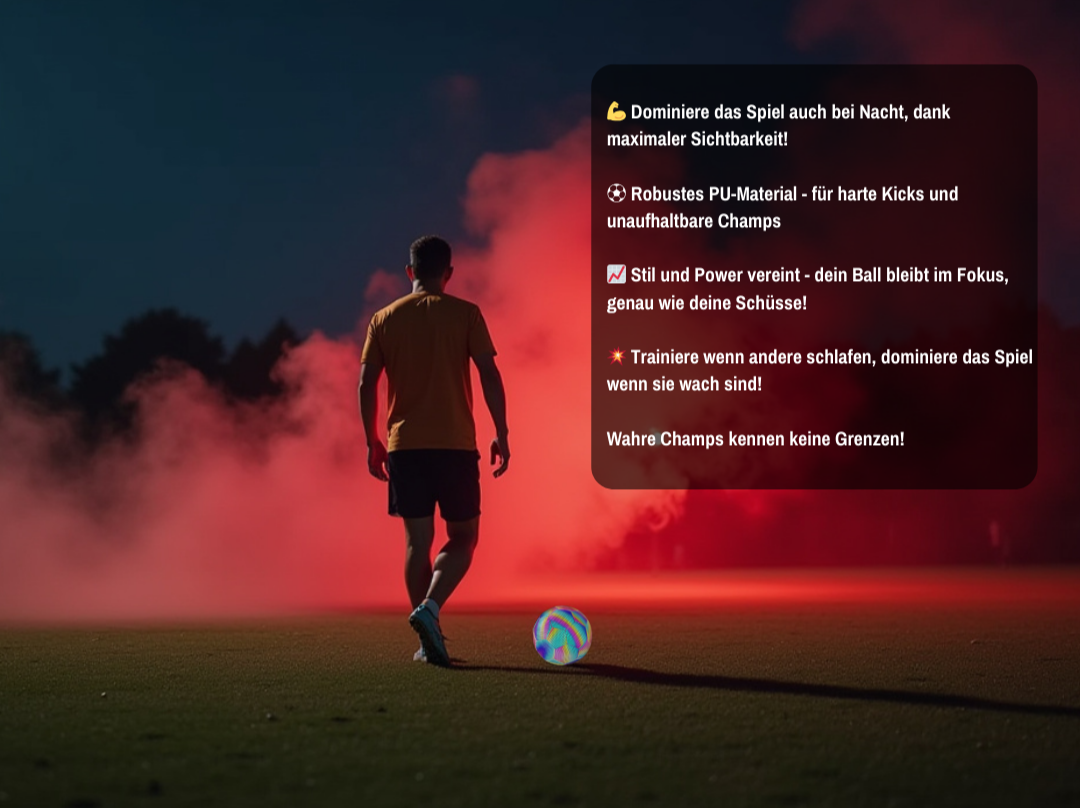 NightBlaze - reflektierender Fußball